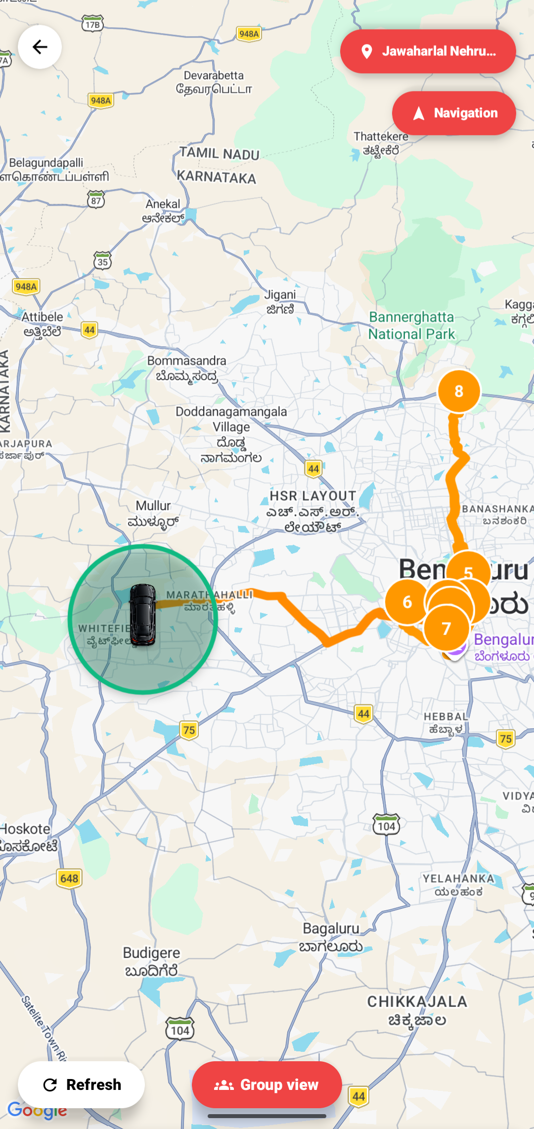 Live Convoy Tracking