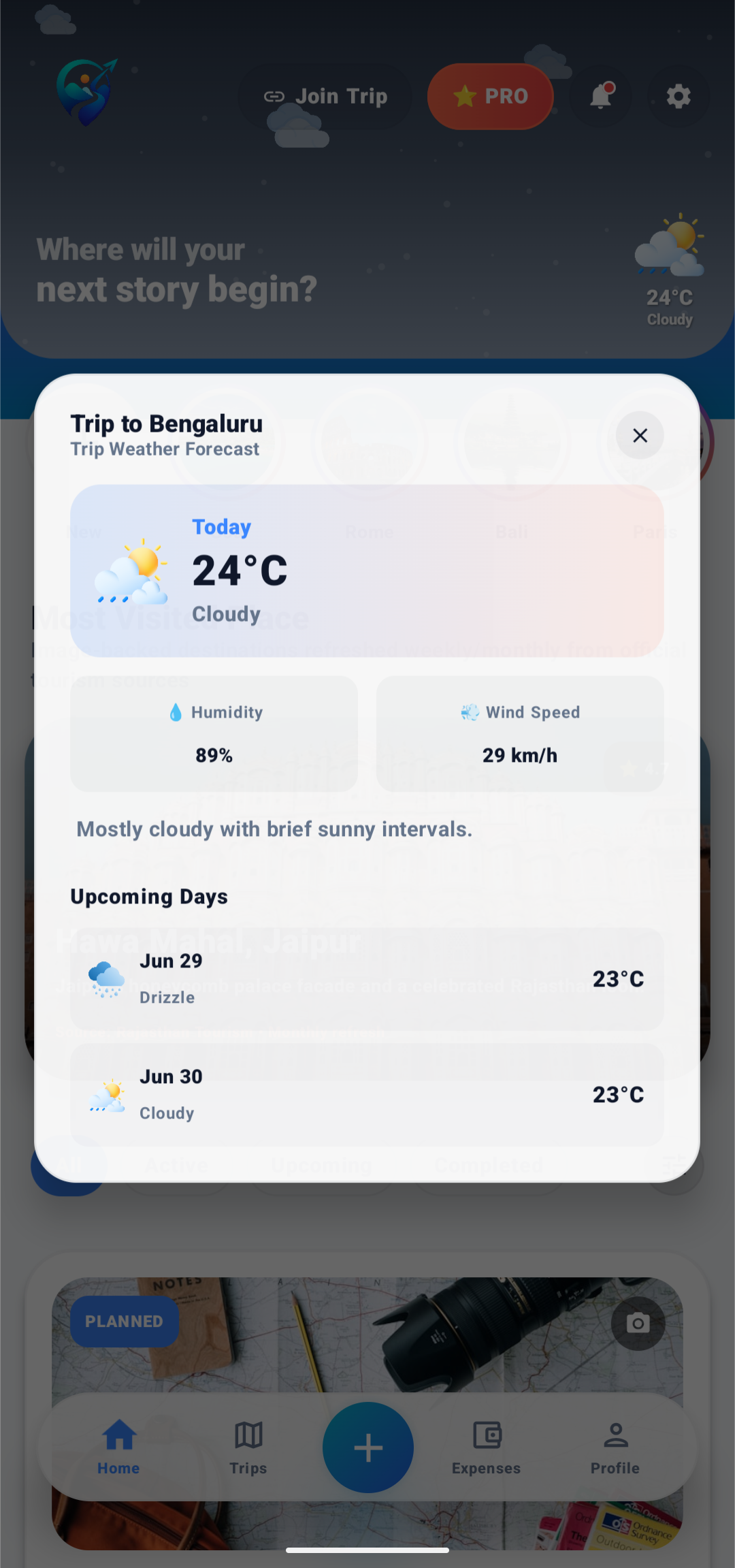 Live Weather Forecasts